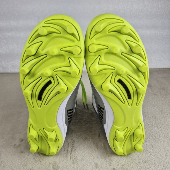 Warrior Vex 3.0 White & Yellow Lacrosse Cleats Boys Size 5.5 - New WJVEX3WT - Picture 6 of 8
